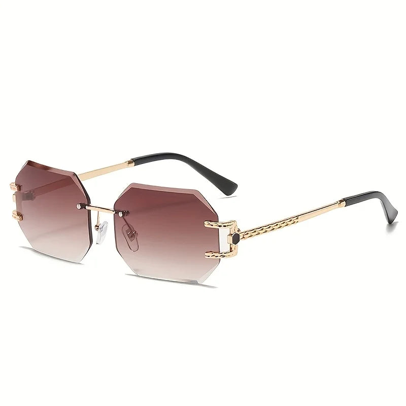 Zadelle Rimless Sunglasses