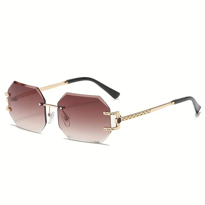 Zadelle Rimless Sunglasses