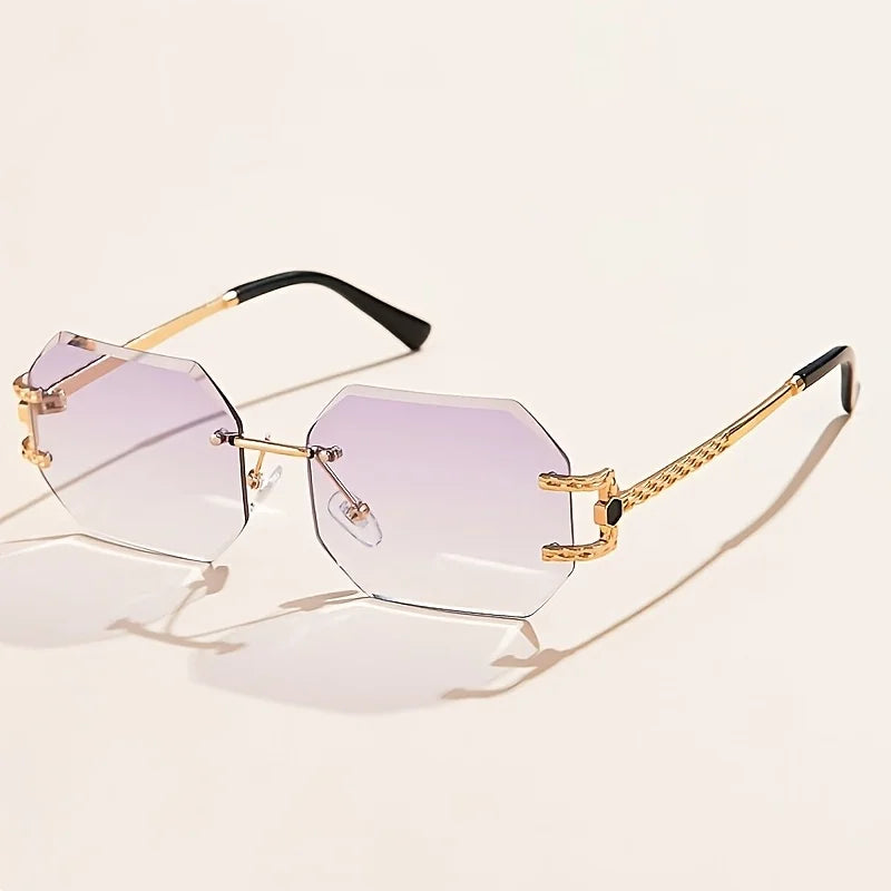 Zadelle Rimless Sunglasses