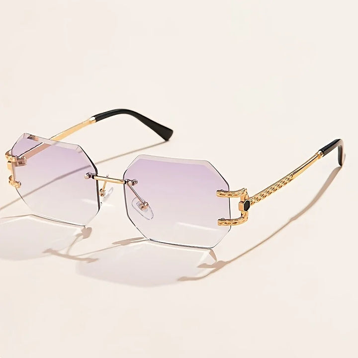 Zadelle Rimless Sunglasses
