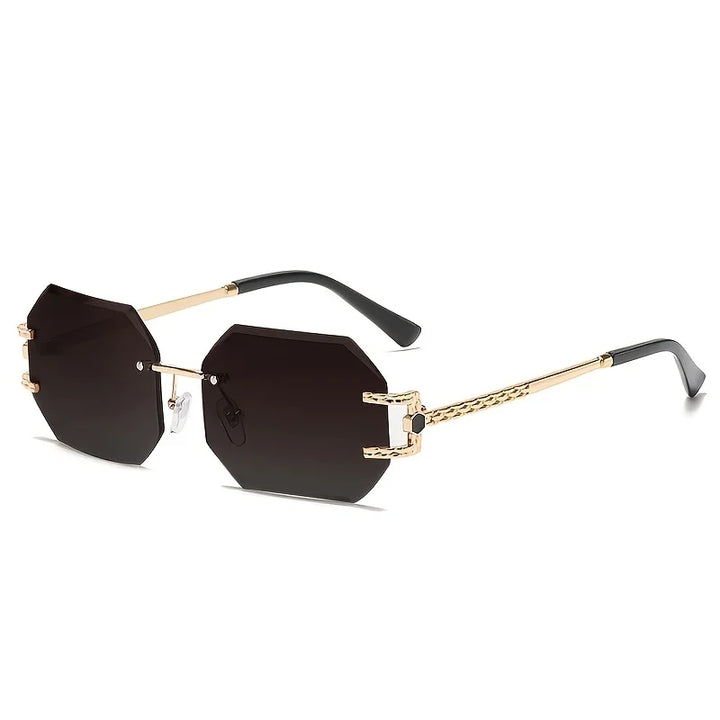 Zadelle Rimless Sunglasses